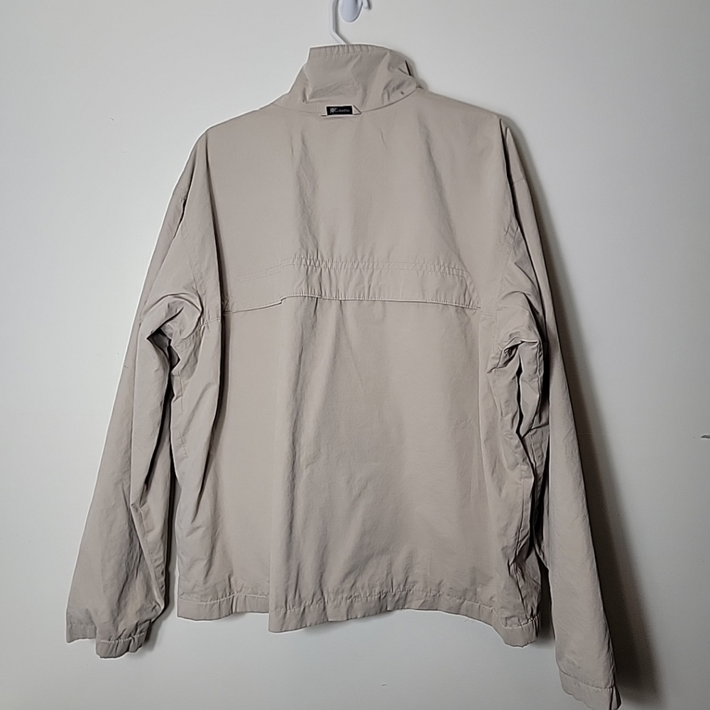 Columbia Men's Beige W/ Zipper Pockets Zip Jacket XL - Picture 2 of 15